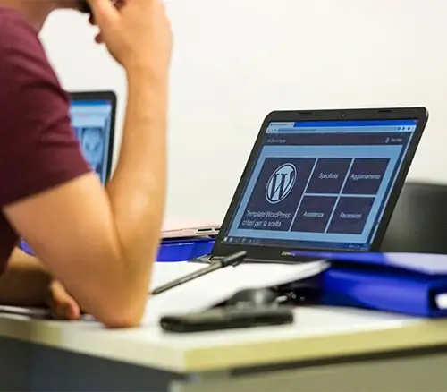 wordpress web design by a web designer in Dallas