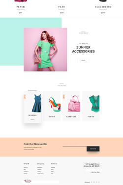 Hosting Company Layout Preview