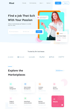 Non-Profit Layout Preview